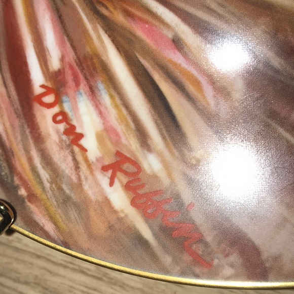 Navajo Princess by Don Ruffin Plate W/Hanger EUC - Picture 5 of 7